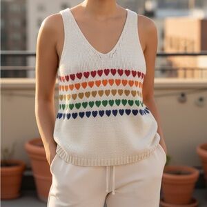 Moon & Madison Cream Knit Top